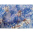 thumbnail image 5 of oneOone Cotton Poplin Medium Blue Fabric Leaves & Lemon Craft Projects Decor Fabric Printed By The Yard 56 Inch Wide, 5 of 5