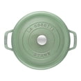 thumbnail image 2 of STAUB La Cocotte 6.75 L Cast Iron Round Cocotte, Sage, 2 of 7