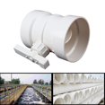 thumbnail image 3 of PVC Manual Air Volume Control Valve Air Duct Volume Controller For Ventilation Pipe Valve Switch Air Regulating Valve 75mm-250mm, 3 of 4