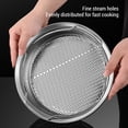 thumbnail image 3 of Panier Vapeur avec Poignée et Pieds Pliables, Passoire Multifonction en Acier Inoxydable avec Insert Vapeur et Pieds Surélevés, Idéal pour Casserole de Cuiseur à Riz Électrique, 3 of 7