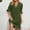 Army Green, variant on Gspmoly Plus Size Dresses for Curvy Women, Women'S Casual Sexy Fashion Summer V Neck Short Sleeve Loose Solid Dress Cocktail Dresses for Women up to 70% Off