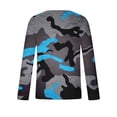 thumbnail image 4 of Meichang T-Shirt à Manches Longues pour Homme Doux, T-Shirts Graphiques pour Hommes Tendance à Imprimé Camouflage, T-Shirts Amusants à Col Rond Confortables à Manches Longues pour Homme, 4 of 5