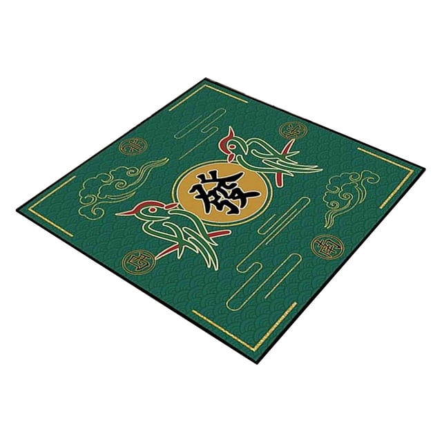 Poker Table Top,Mahjong Mat Reduction Mahjongg Table Mat Mahjong Accessories Tablecloth Game Poker Domino Game Game Mat for Card Board and Tile Games 70X70Cm,Board Game Table