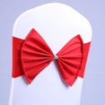 thumbnail image 1 of Chair Sashes 10Pack Elastic Slider Chair Bow Spandex Chair Cover Bands Party Chair Ribbons for Wedding Banquet Decorations, 1 of 2