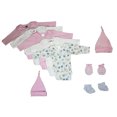 thumbnail image 1 of Bambini Newborn Baby Girl 9 Pc Layette Baby Shower Gift Set, 1 of 3