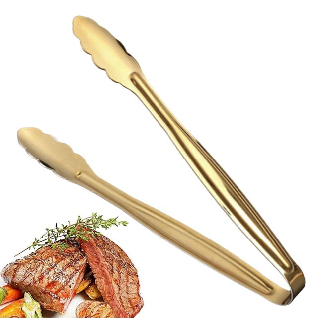 Cqxid Pinces Alimentaires à Moins de 5$ Pinces de Service Mini en Acier Inoxydable 6 Pouces Pinces à Sucre Pinces à Glace Mini Pince Alimentaire Pince à Pain Pince à Glace Pince à Glace