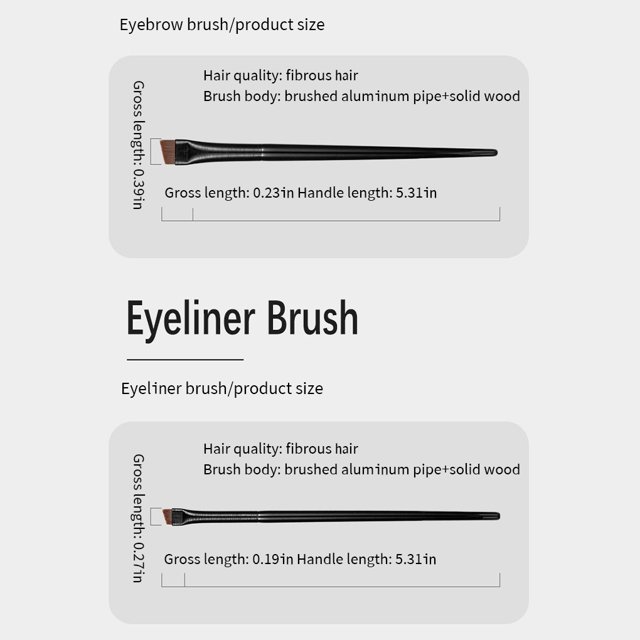 5/10/20/50Pcs Sourcils Brosses Professionnelles Eye-Liner Brosses Multifonctions Petites Femmes Angle Outil de Maquillage Outils Cosmétiques Réutilisables A102(50pcs)