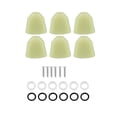 thumbnail image 2 of Bouton de Chevilles de Réglage, 6 PCS/Set Guitare Tuner Machine Têtes Boutons Acryliques pour Guitare 3 Couleurs, 2 of 8