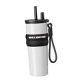thumbnail image 3 of GROWTH TANK Gobelet Isolé Cadeaux pour Femmes Hommes Réutilisable 710 ml pour Extérieur Voiture Camping Blanc, 3 of 9