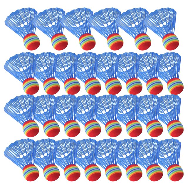Fun and Safe 30pcs Sponge Shuttlecocks Ideal Badminton Balls for Children