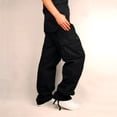 thumbnail image 1 of Pantalon Homme Uni Multi-Poches Délavé Pantalon Décontracté Extérieur en Solde, 1 of 6
