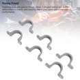thumbnail image 4 of 30 PVC Flexible U Bracket Pipe Clamp with Groove Design for Telephone HVAC Refrigeration Lighting, for Electrical Conduit Clamp, PVC Pipe Strap, Cable Fastener, 4 of 7