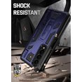 thumbnail image 2 of Poetic Spartan Case for Samsung Galaxy Z Fold 4, Full Body Rugged Case with Kickstand, Metallic Blue, 2 of 6