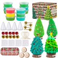 thumbnail image 1 of Diy Toys for Girls Boys,Montessori Toys,Learning Games for Kids,Dry Clays for Kids Christmas Tree Set Christmas Modelling Clays Drying Christmas Kid DIY Christmas Tree Kit Activities Christmas Tree, 1 of 8