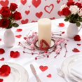 thumbnail image 5 of Anneau de Bougie de la Saint-Valentin, Centre de Table Floral avec Verdure et Baie pour Table, 5 of 5
