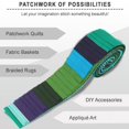 thumbnail image 4 of Soimoi Solid Jelly Roll Fabric Strips for Quilting, Precut Fabric for DIY, 40 Strip Assorted Bundle, Jelly Roll For Scrapbooking, Sewing, Craft, Home Decor, Rug - Ocean Breeze, 4 of 7