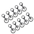 thumbnail image 2 of Ruiboury 10pack/lot Carabiners Lobster Claw For Keychain - Strong And Functional Accessories For Easy Key Swimming black 1Set, 2 of 6