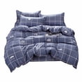thumbnail image 1 of Four Piece Plain Printed Soft and Breathable Bedding Set for Bed 150X200, 1 of 9