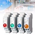 thumbnail image 3 of Lefu Din Rail Mount LED Signal Lamp Series AC/DC 24V Indication Pilot Lights JD9, 3 of 4