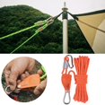 thumbnail image 4 of jinwen Pulley Ratchet Rope Hanger Reflective Wind Rope Tensioner for Camping Hiking 6mm 6mm 5m Orange, 4 of 9