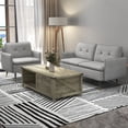 thumbnail image 2 of HOMCOM Table Basse Style Ferme avec Tiroir et Tablette de Rangement pour Salon, 2 of 10
