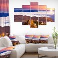 thumbnail image 1 of Foggy Val Gardena Valley Panorama - Extra Large Seashore Canvas Art, 1 of 3