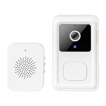 Meitianfacai Caméra de Sonnette Vidéo HD WiFi Sonnette Sans Fil Détecteur de Mouvement Audio et Haut-Parleur