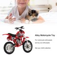 thumbnail image 4 of Motorcycle Model Toy, Motorcycle Toy Ornament Metal   For Birthday For Children Red,Green,Blue, 4 of 8