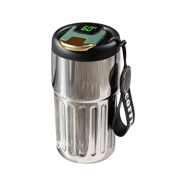 Amzcrzy Cups Intelligent Temperature Display 316 Stainless Steel Coffee Cup, Car Portable Direct Drinking Cup, High Color Value, Rope Warming Cup Cup Cup Coffee Cups Coffee Mug