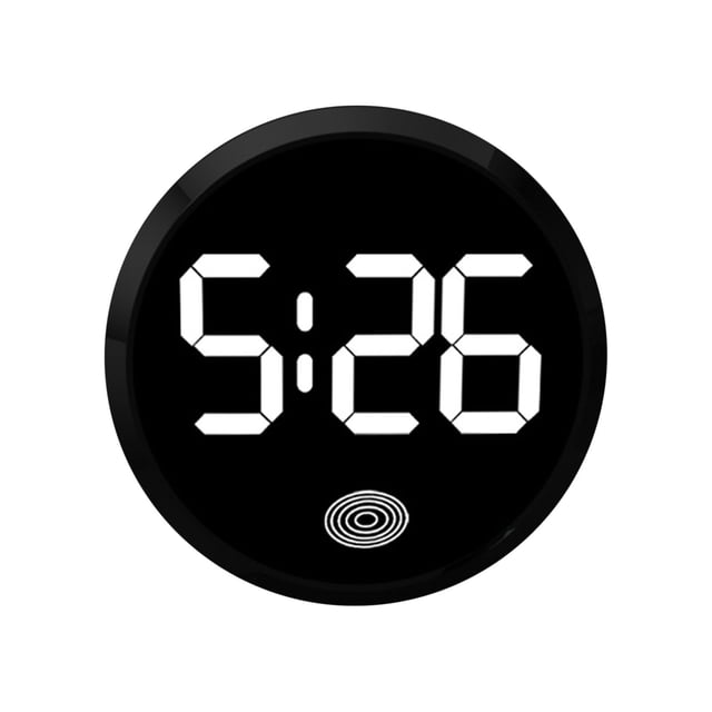 Stick-On Car Digital Clock - Motion-Activated LED Display, Durable Metal & Decorative Design - Timekeeping for Cars/Boats/Bikes with Easy Installation