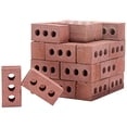 thumbnail image 1 of XFGOU Casse-Tête en Briques Jouet Jouets et Passe-Temps Nouveau 24 Pcs Mini Briques de Ciment Cendres Construisez Votre Propre Petit Mur Mini Briques Rouges Éducation, 1 of 7