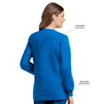 thumbnail image 4 of Landau Essentials Veste d'Uniforme à 4 Poches pour Femmes : Coupe Classique et Décontractée, Col Ras du Cou, devant à Boutons-Pression et Poignets en Tricot 7525, 4 of 6