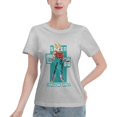 thumbnail image 1 of T-Shirt Basique à Manches Courtes pour Femmes Super Saiyan, 1 of 6