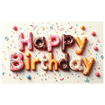 thumbnail image 1 of Colorful Donut Themed Happy Birthday Backdrop Banner Party Decorations for Birthday Party Photo Booth Props Celebration Event Decor, 1 of 4