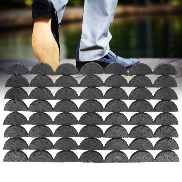 Coussinets de Réparation de Chaussures, Talon de Chaussure, Couleur Noire pour Réparer Coussinet de Talon Plaques d'Orteils Sauve-Talons Claquette Chaussure