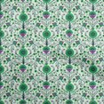 thumbnail image 1 of oneOone Polyester Spandex Teal Green Fabric Florals Craft Projects Decor Fabric Printed By The Yard 56 Inch Wide, 1 of 4