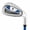 Blue, variant on Ultimate 33" Junior #7 Iron for Kids with Fiberglass Shaft & Headcover Individual Gold Club Pink