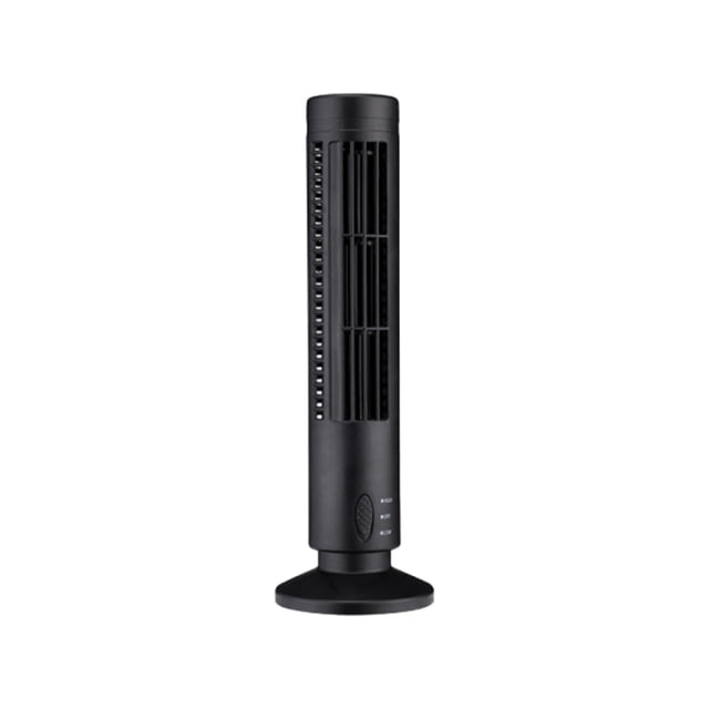 Penkiiy Streamlined Tower-Shaped Fan, LED Bladeless Fan, Tower Electric Fan Mini Vertical Conditioner, Bladeless Table Fan, Cooler Fan, Indoor Fan Daily Use Small Tower Fan for Family