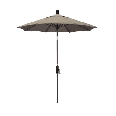 California Umbrella Parasol de Patio 7,5 Pieds Taupe