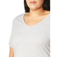 thumbnail image 2 of Hanes T-Shirt Col en V pour Femmes X-Temp, m, Acier Clair, 2 of 2