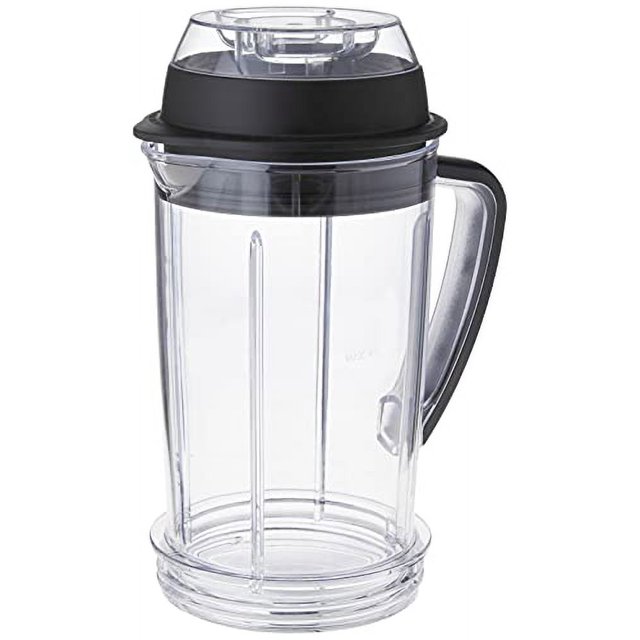 NutriBullet NBM-U0334AMZ RX Pichet SouperBlast avec Couvercle 2 Pcs, un Litre, Transparent/noir