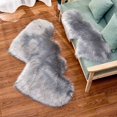 thumbnail image 2 of Non Slip Mats for Floor Wool Imitation Sheepskin Rugs Faux Non Slip Bedroom Carpet Mats Yoga Mat Non Slip Non Slip Yoga Mat Rug Mat Non Slip, 2 of 9