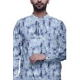 thumbnail image 3 of Atasi Designer Kurta Pajama for Men Printed Angrakha Kurta Set Summer Clothing, 3 of 3