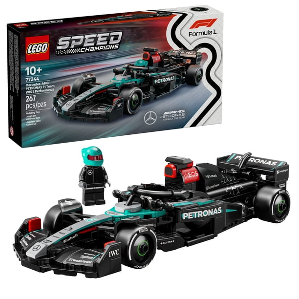 LEGO Speed Champions Mercedes-AMG F1 W15 Race Car Toy - Building