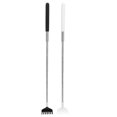 thumbnail image 2 of 2Pcs Dos Scratcher Masseur Outil de Grattage Télescopique Portable en Acier Inoxydable, 2 of 14