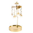 thumbnail image 2 of GUOOL Golden Rotating Candle Holder Holder Home Candlestick Centerpieces Wedding Table 19cm, 2 of 9