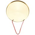 thumbnail image 3 of 22cm Hand Gong Brass Copper Chapel Opera Percussion with Round Play Hammer, 3 of 7