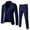 Navy, variant on TIMIFIS Mens Suits 3 Piece Slim Fit Casual One Button Solid Suits for Mens Business Wedding Party Jacket Blazer & Pants &Vests SetFall