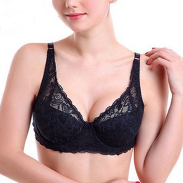 Saving Clearance 2025!Womens Plus Size Bras,,Woman's Printing Front Buckle Elastic Style Medium Sized Bra Without Steel Rim
