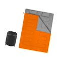 thumbnail image 2 of jinwen Sac de Couchage Double pour 2 Personnes Sac de Couchage de Camping pour la Randonnée Activités de Plein Air Orange, 2 of 9
